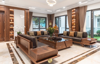 Địa chỉ thiết kế, thi công nội thất gỗ óc chó Thừa Thiên Huế